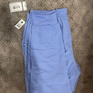 Koi Nextgen Good vibes scrub pants size L Ceil blue